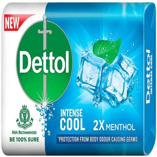  Dettol Intense Cool Germ Protection Bathing Soap Bar 75 g